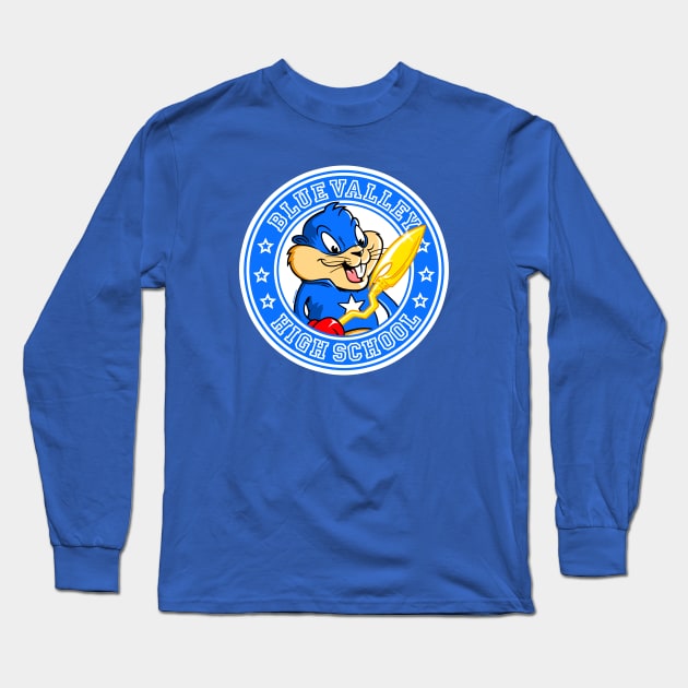 Blue Valley High Long Sleeve T-Shirt by wloem